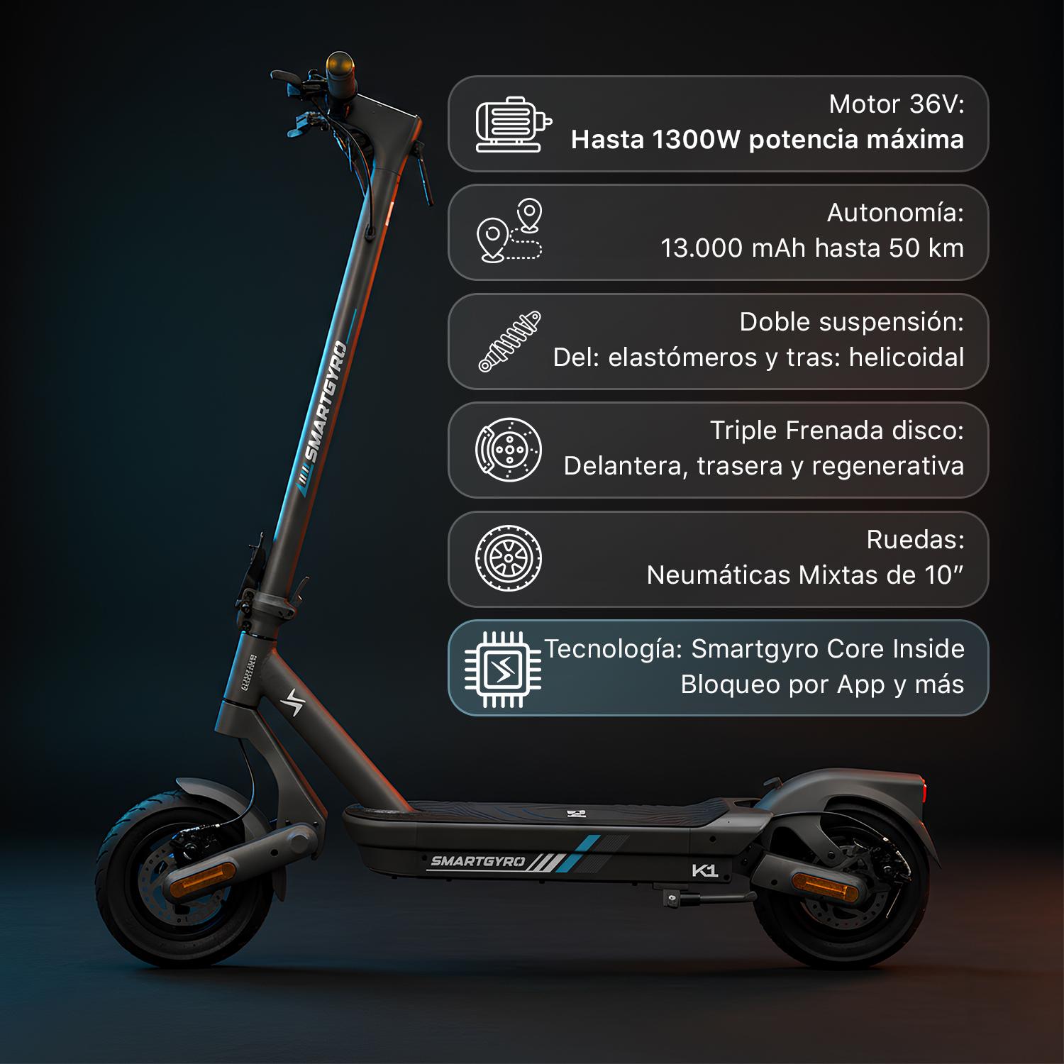 Patinete eléctrico Smartgyro K1 - Imagen 2