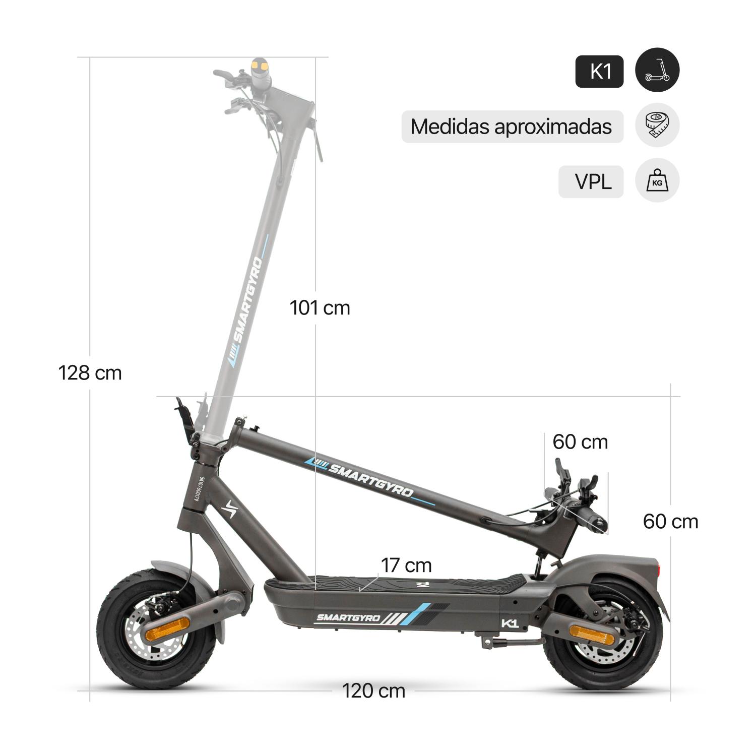 Patinete eléctrico Smartgyro K1 - Imagen 3