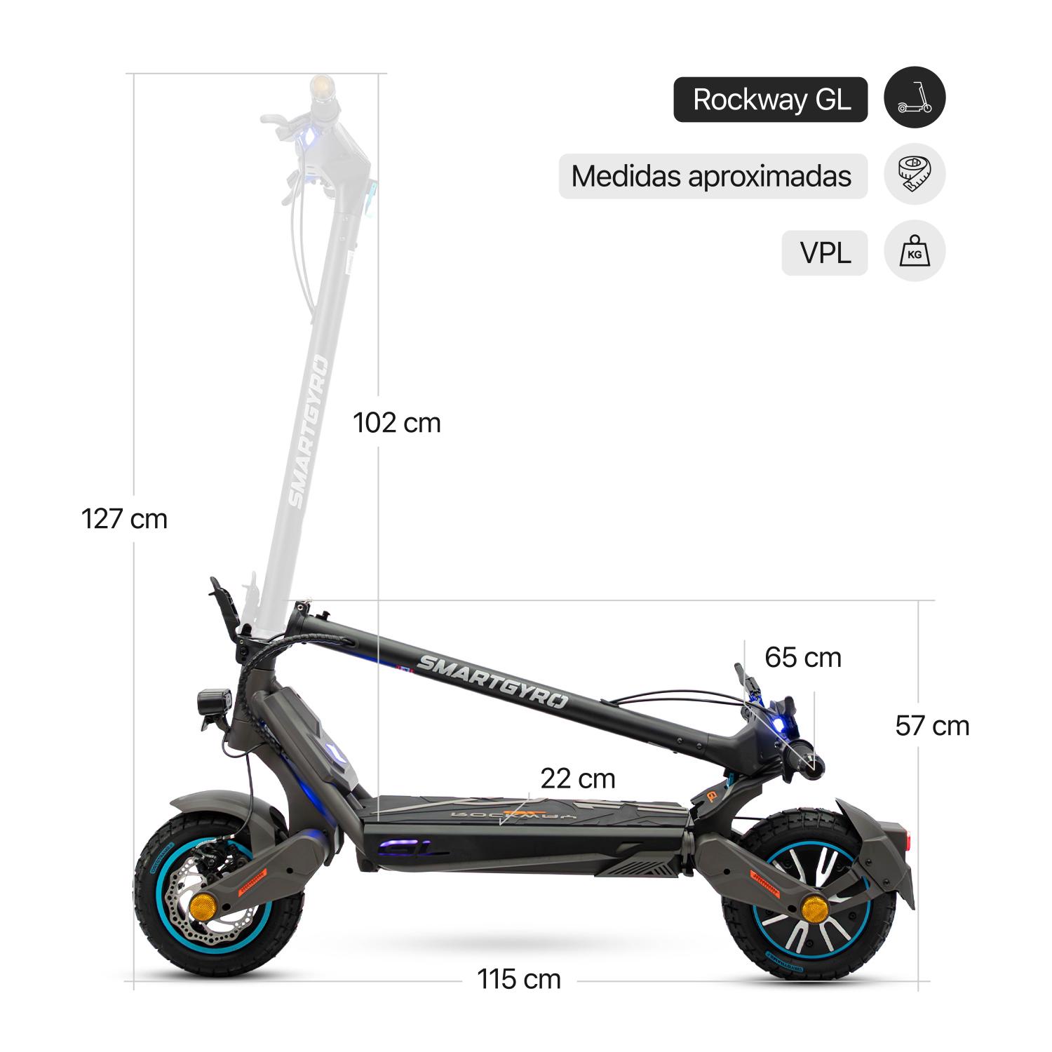 Patinete eléctrico smartGyro Rockway GL - Imagen 3