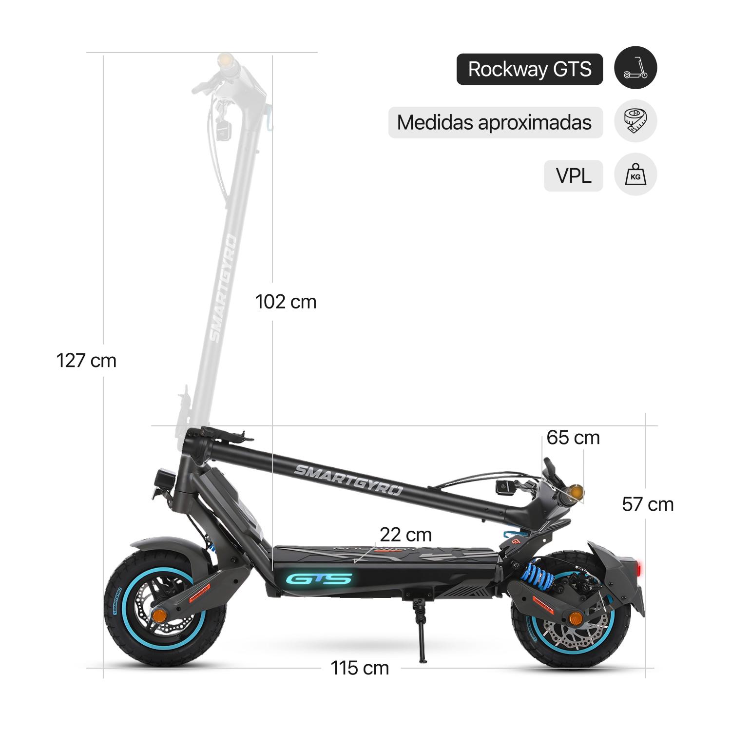 Patinete eléctrico smartGyro Rockway GTS - Imagen 3